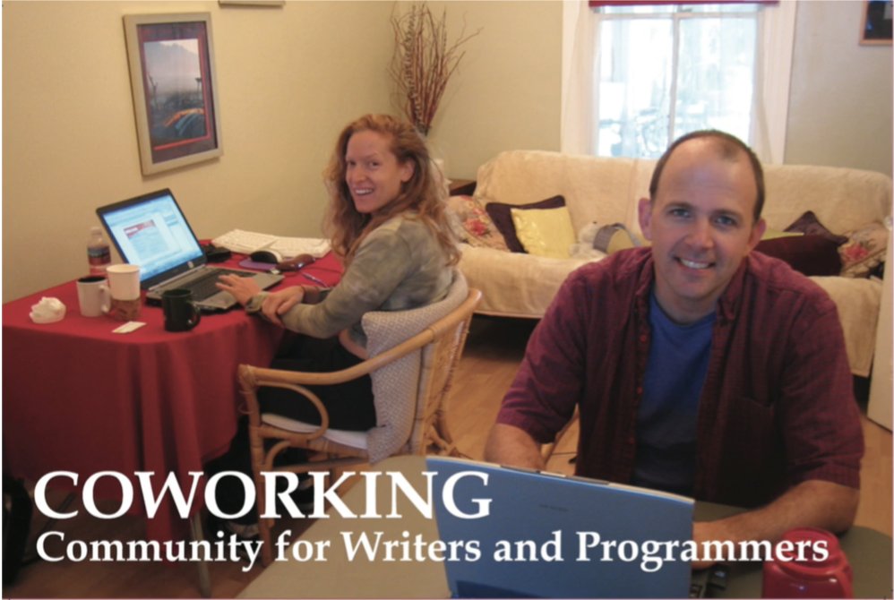 Brad Neuberg's original flyer: Coworking, a community for writers and programmers